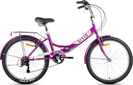 Велосипед SITIS POINT 7SP 24" (2025) Purple-White-Pink